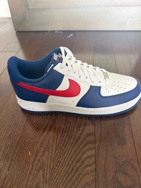 Nike Air Force 1 Low Red White Blue Men’s 10.5 Clean never worn 🇺🇸